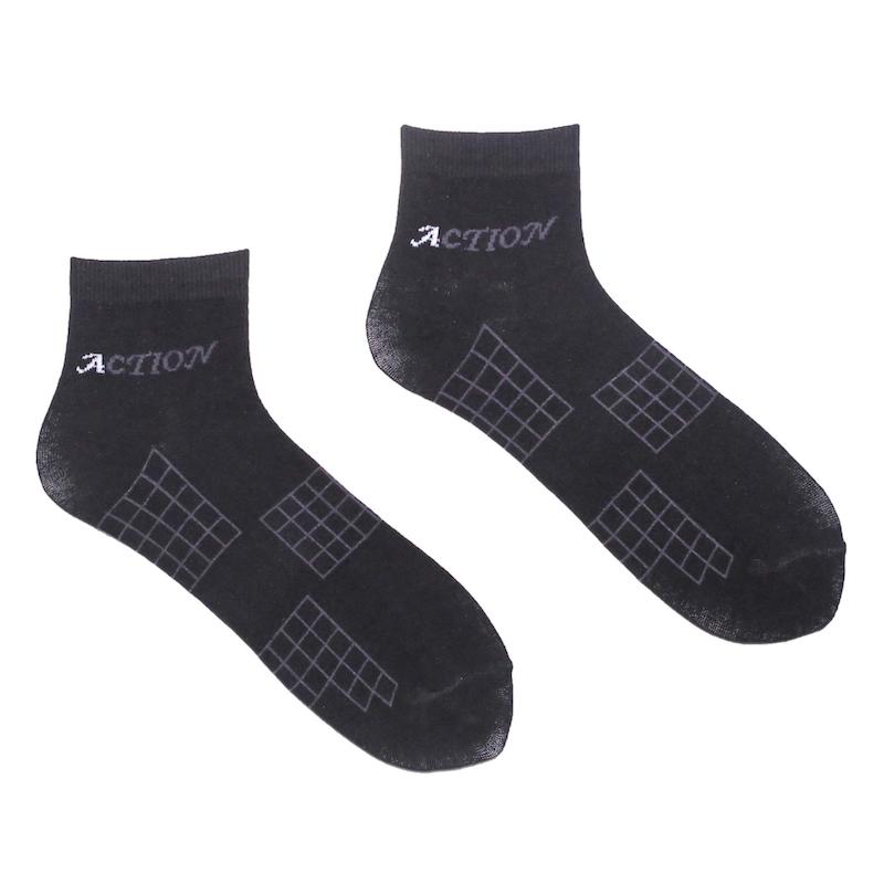 Picture of Action Ankle Socks for Men by MB Hosiery  (Black)
