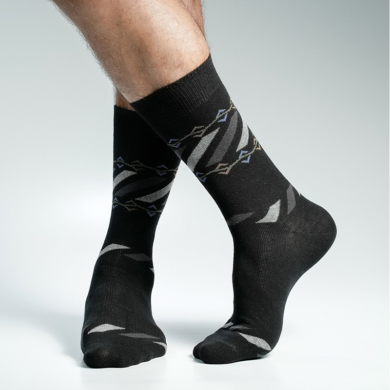 Picture of Actio Long Socks for Men  (Black)