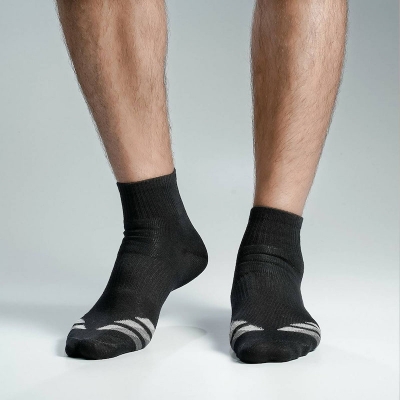 Picture of Kmalion Ankle socks for Men By MB Hosiery  (Black)