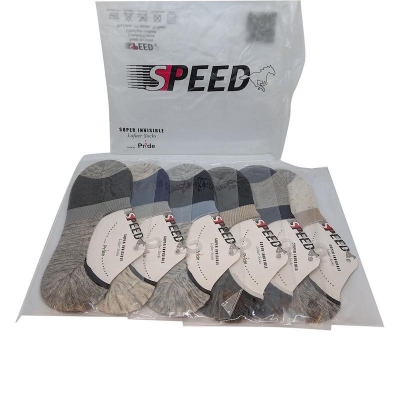 Picture of 6 Pairs Super Invisible No Show Sock For Men&Women by MB Hosiery  (Multicolor)