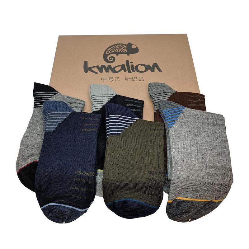 Picture of 6 Pairs Sports Ankle Socks For Men by MB Hosiery  (Multicolor)