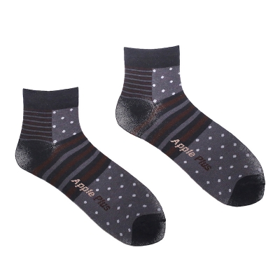 Picture of Apple Plus Ankle Socks for Men  (Grey)