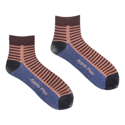 Picture of Apple Plus Ankle Socks for Men  (Chocolate)