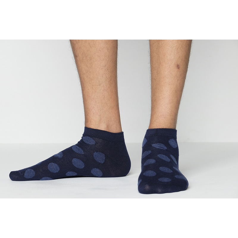 Picture of Cat Step Ankle socks for Men  (Navy Blue)