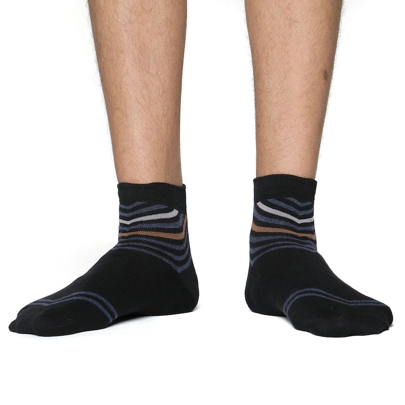 Picture of PrideZone Ankle Socks for Men  (Black)