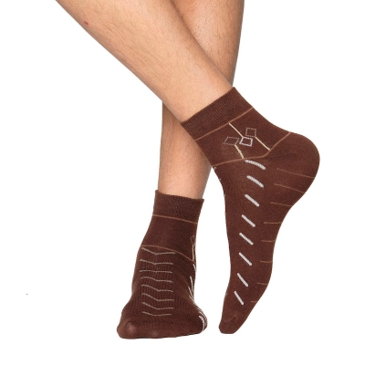 Picture of Premium Ankle Socks for Men  (Chocolate)