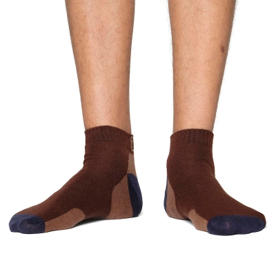 Picture of Premium Ankle Socks for Men  (Chocolate)