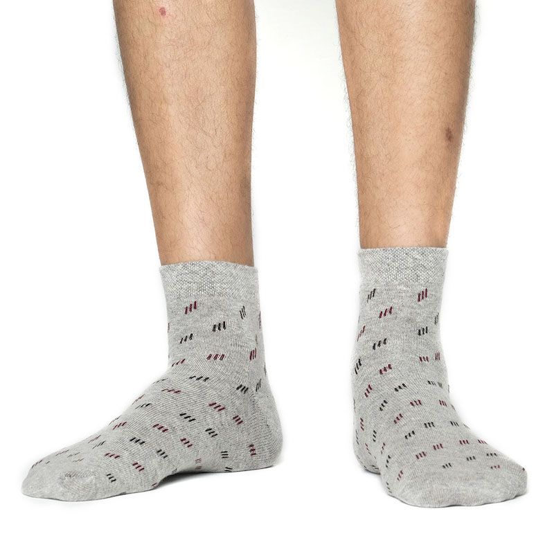 Picture of Swan Feel 360 Ankle Socks for Men  (Ash)