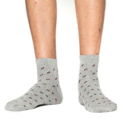 Picture of Swan Feel 360 Ankle Socks for Men  (Ash)