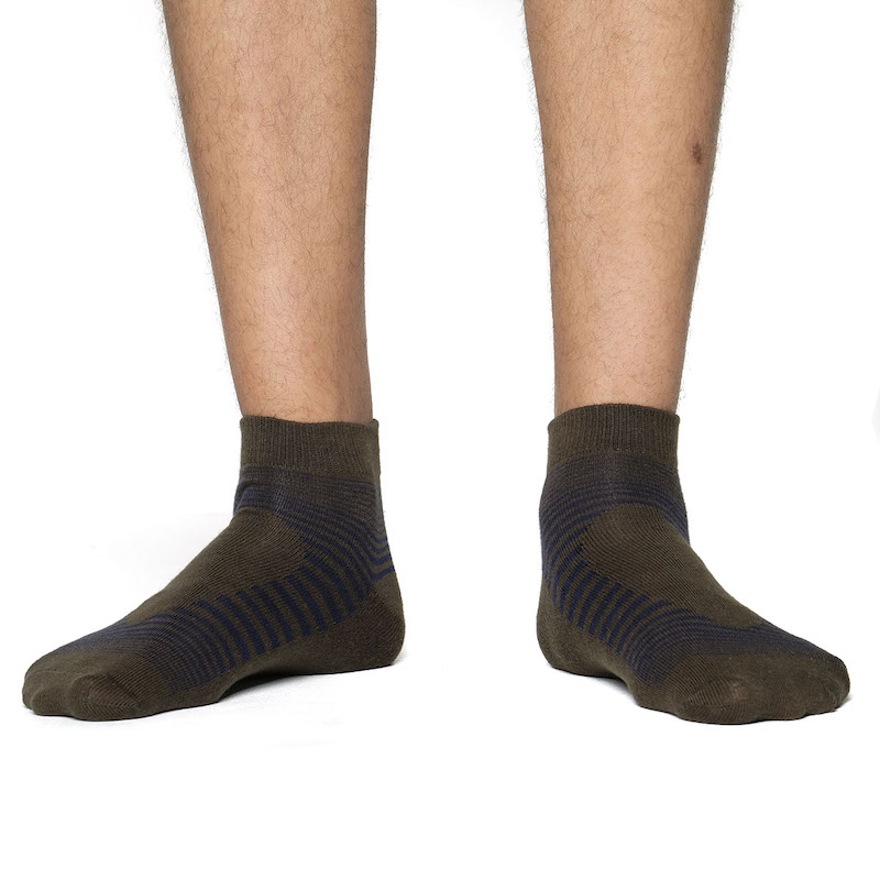 Picture of Swan Infiknit Ankle Socks for Men  (Olive)