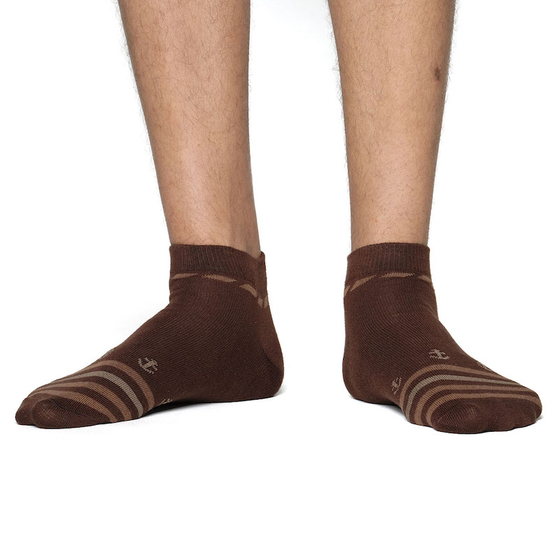 Picture of Proman Ankle Socks for Men  (Chocolate)