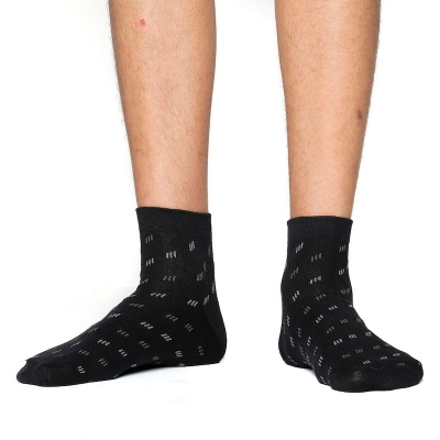 Picture of Swan Feel 360 Ankle Socks for Men  (Black)