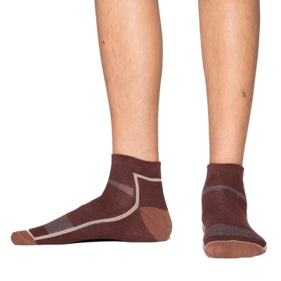 Picture of Premium Ankle Socks for Men  (Chocolate)