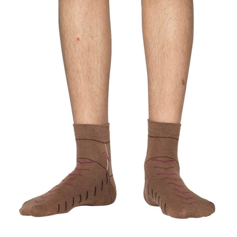 Picture of Premium Ankle Socks for Men  (Brown)