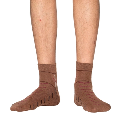 Picture of Premium Ankle Socks for Men  (Brown)