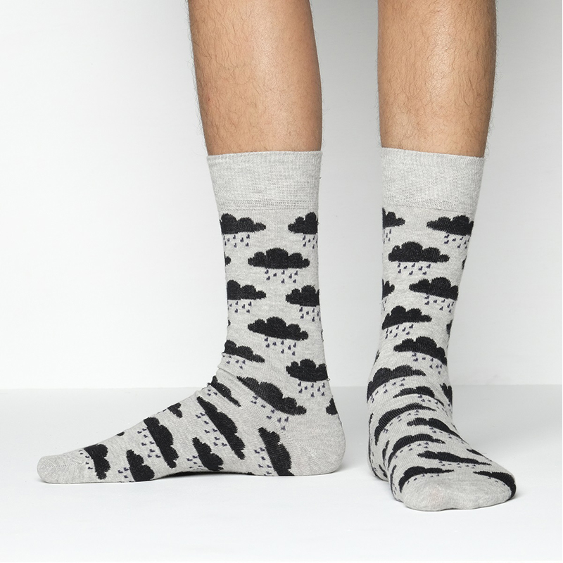 Picture of Premium Long Socks For Men  (Ash)