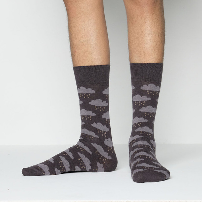 Picture of Premium Long Socks For Men  (Charcoal)