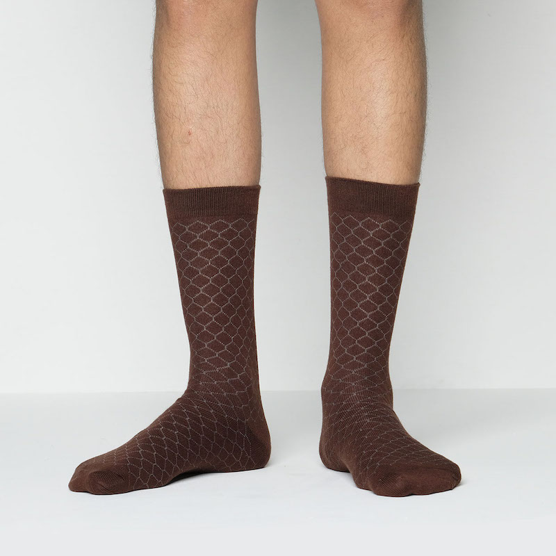 Picture of Premium Long Socks For Men  (Chocolate)