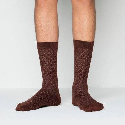 Picture of Premium Long Socks For Men  (Chocolate)