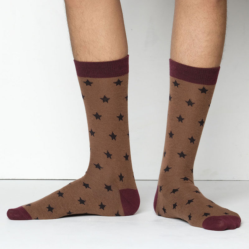 Picture of Premium Long Socks For Men  (Brown)