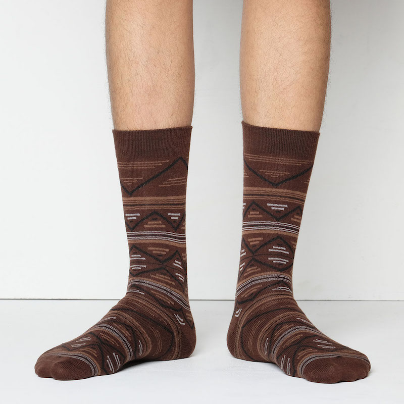 Picture of Premium Long Socks For Men  (Chocolate)