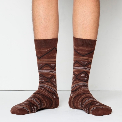 Picture of Premium Long Socks For Men  (Chocolate)
