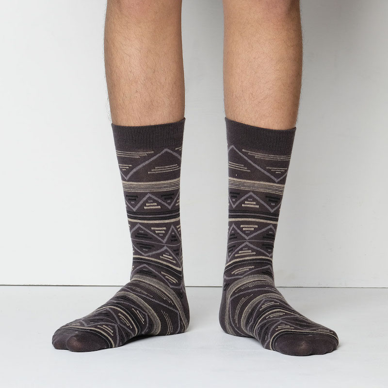 Picture of Premium Long Socks For Men  (Charcoal)