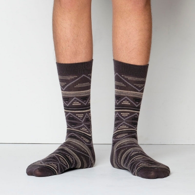 Picture of Premium Long Socks For Men  (Charcoal)