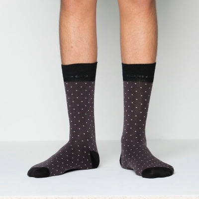 Picture of Premium Long Socks For Men  (Charcoal)