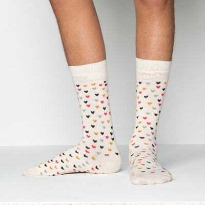 Picture of Premium Long Socks For Men  (Cream)