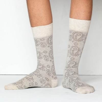 Picture of Premium Long Socks For Men  (Cream)