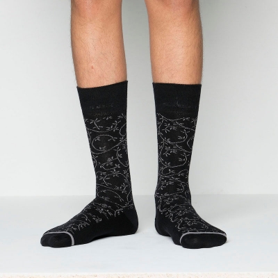 Picture of Premium Long Socks For Men  (Black)