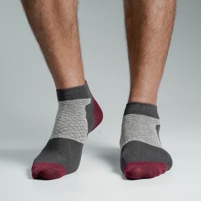 Picture of Premium Ankle Socks For Men  (Charcoal)