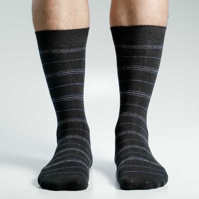 Picture of Swan Long Socks For Men  (Black)