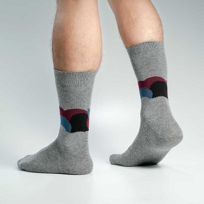 Picture of Swan Viara Long Socks For Men  (Ash)