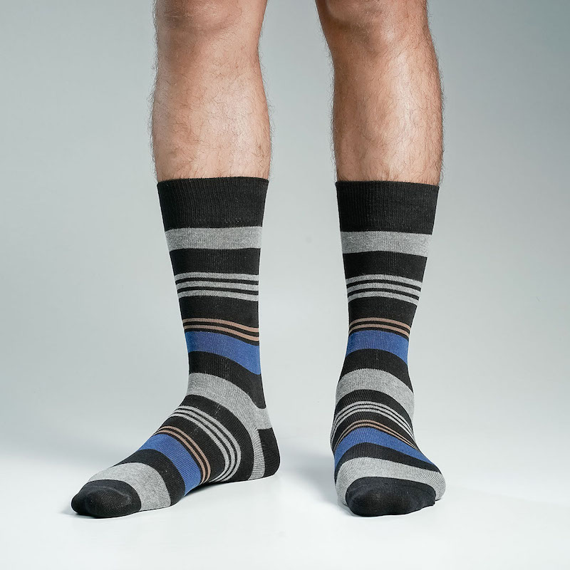 Picture of Pridezone Long Socks For Men  (Black)