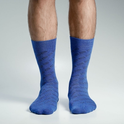 Picture of Super Dog Long Socks For Men  (Blue)