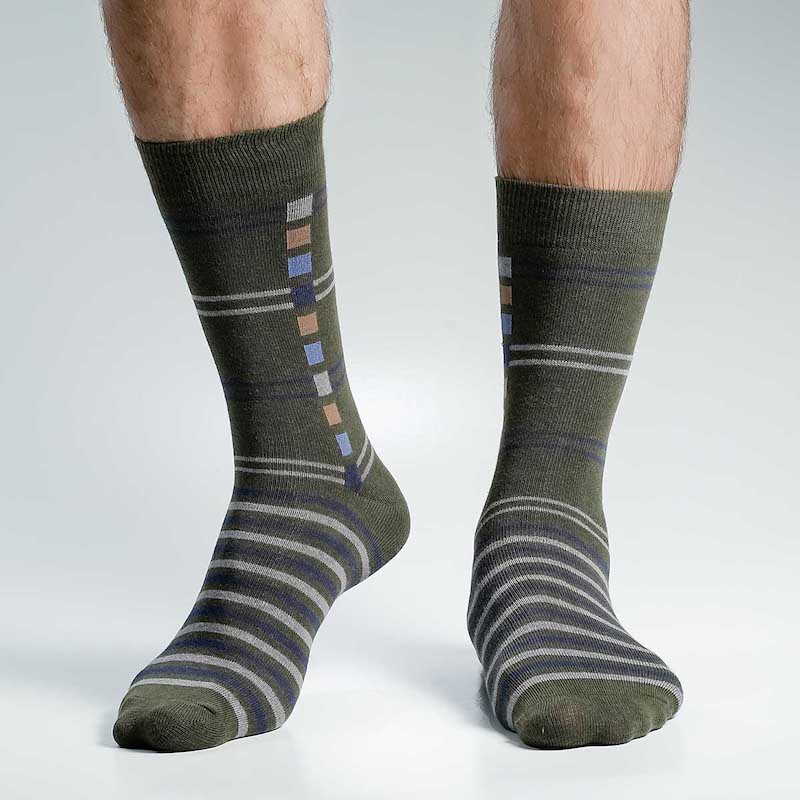 Picture of Swan Viara Long Socks For Men  (Olive)