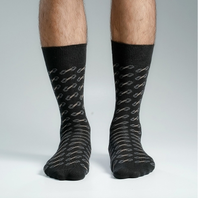 Picture of Premium Long Socks For Men  (Black)