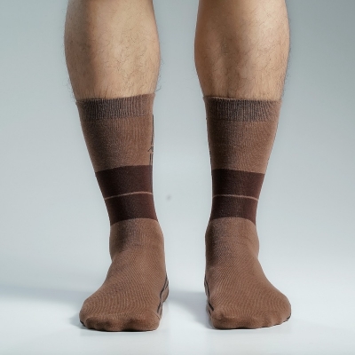 Picture of Premium Long Socks For Men  (Brown)