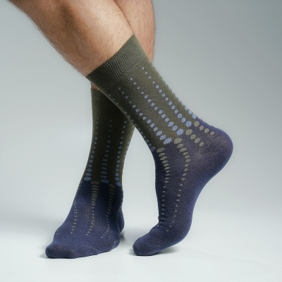 Picture of Premium Long Socks For Men  (Olive)