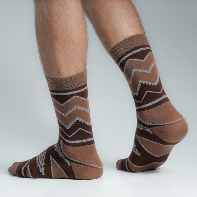 Picture of Premium Long Socks For Men  (Chocolate)