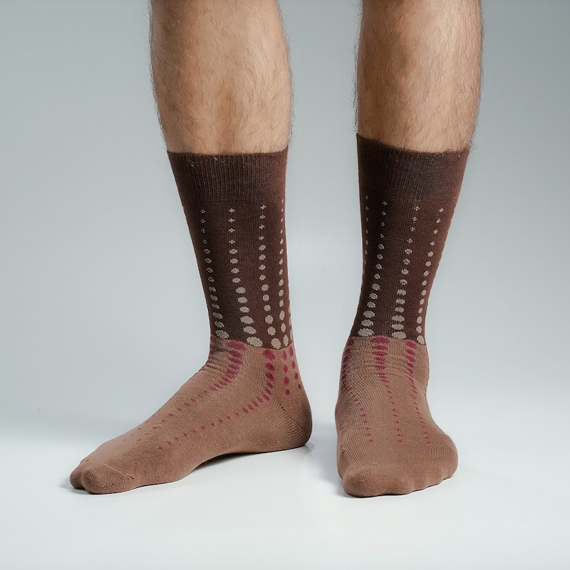 Picture of Premium Long Socks For Men  (Chocolate)