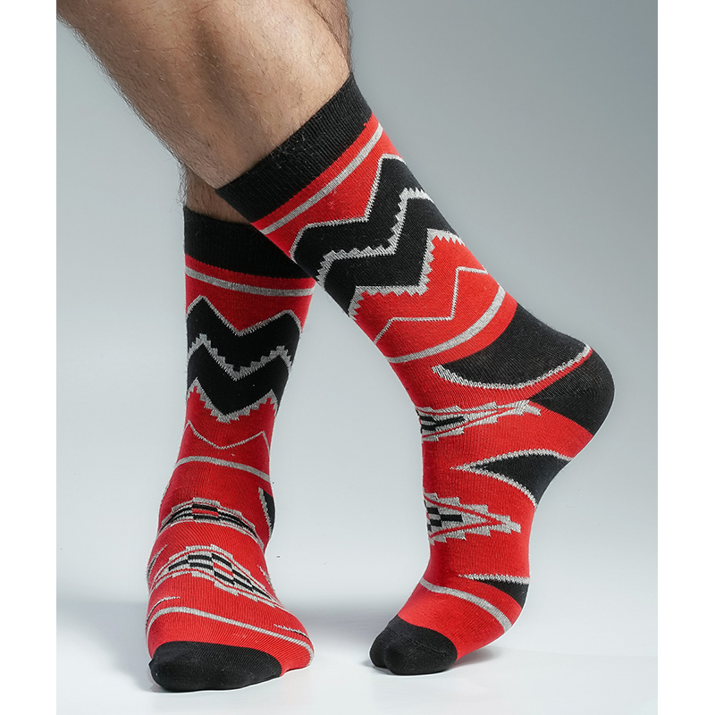 Picture of Premium Long Socks For Men  (Red)