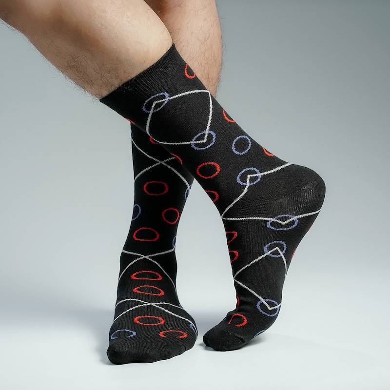 Picture of Premium Long Socks For Men  (Black)
