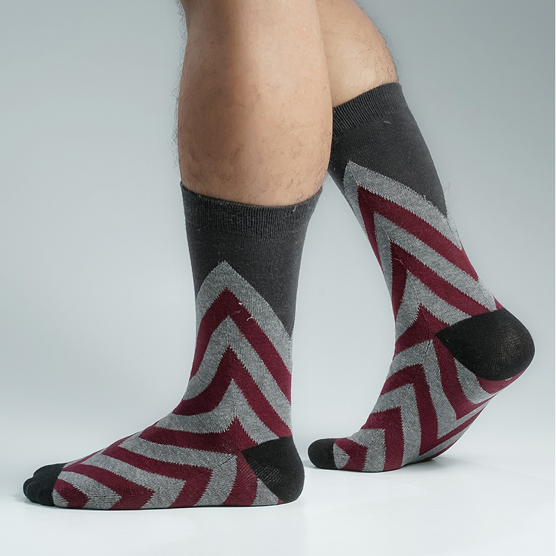 Picture of Premium Long Socks For Men  (Charcoal)