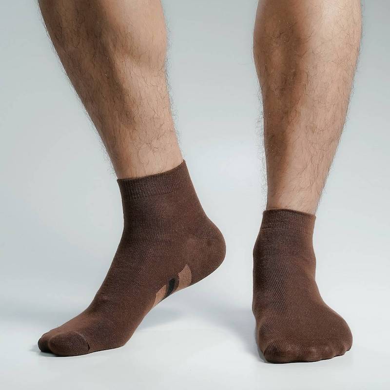 Picture of Premium Ankle Socks For Men  (Chocolate)