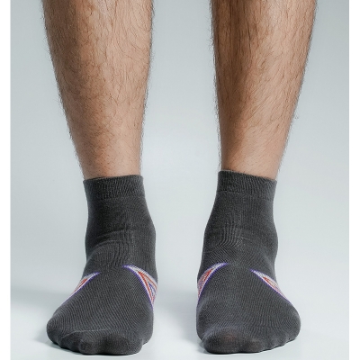 Picture of Premium Ankle Socks For Men  (Charcoal)