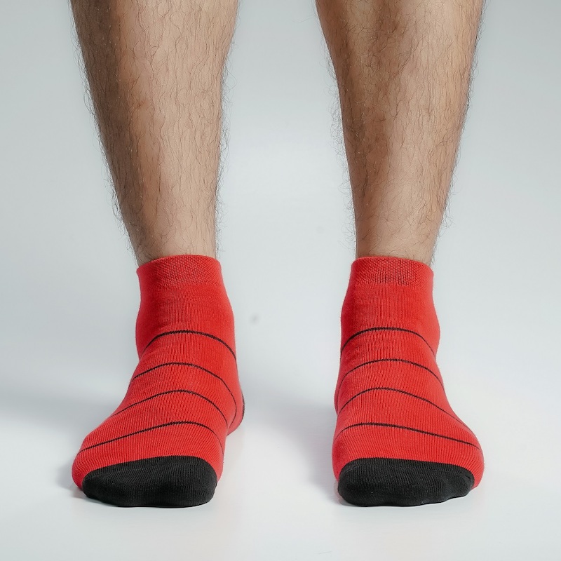 Picture of Premium Ankle Socks For Men  (Red)