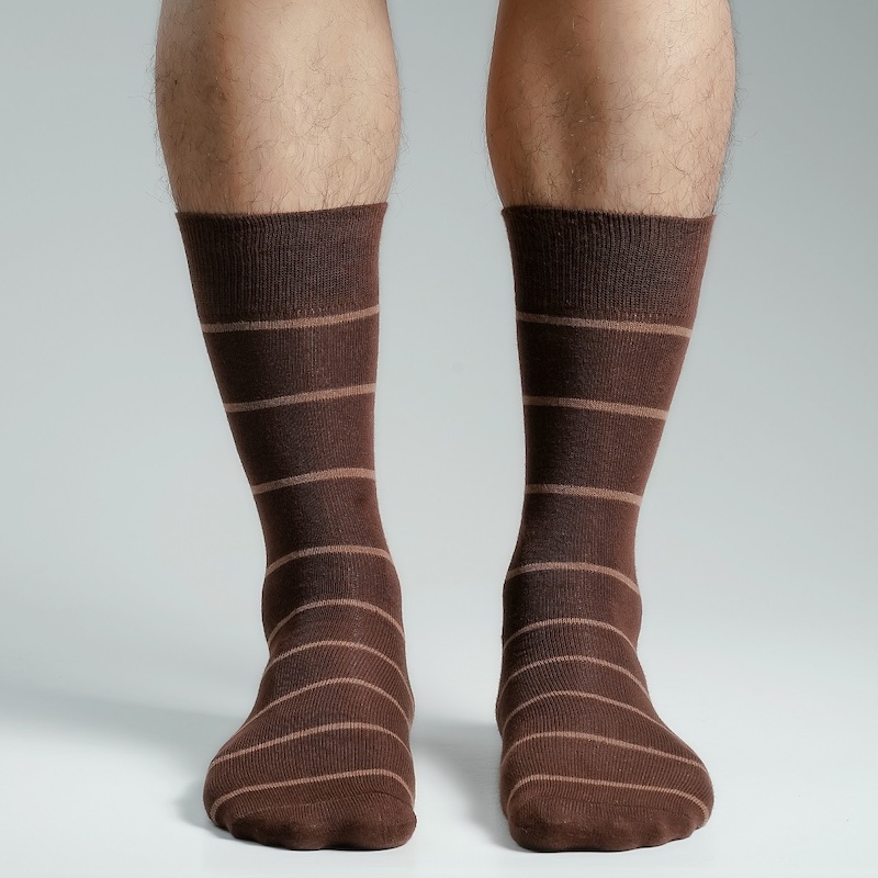 Picture of Premium Long Socks For Men  (Chocolate)